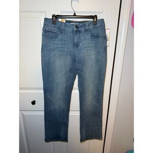 Lee Perfect Fit Straight Leg Stretch Jeans Women's Size 12 Medium NWT